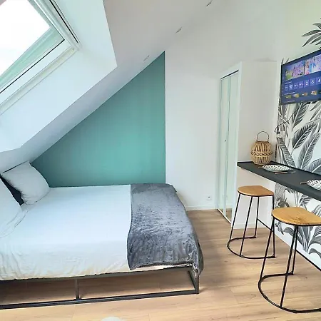 Apartmán Happynest - 5 Min Center Station - Wifi Amiens